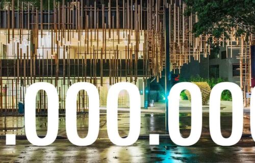  Comemoração de 1 milhão de visitantes