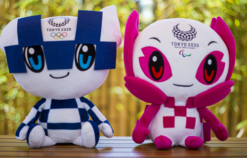  Miraitowa e Someity na Japan House São Paulo