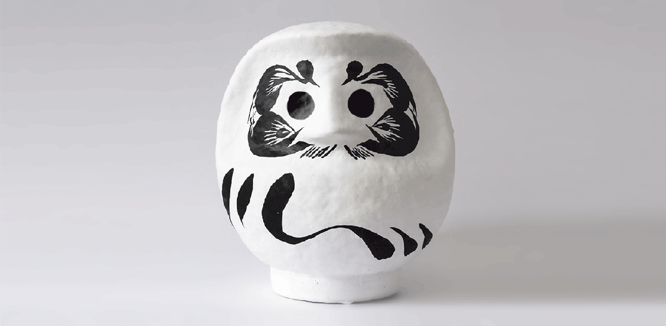 Pintura do Daruma de Takasaki