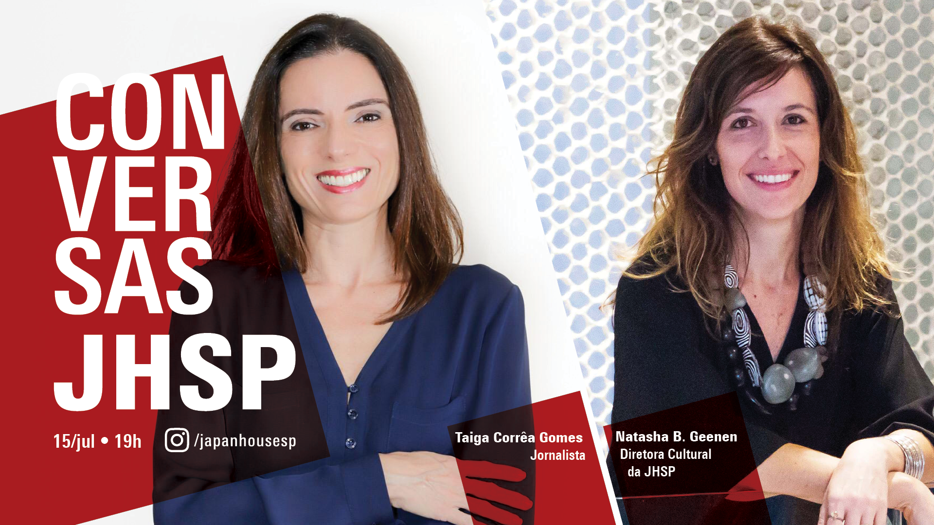 Conversas Jhsp: Natasha B. Geenen e Taiga Corrêa Gomes