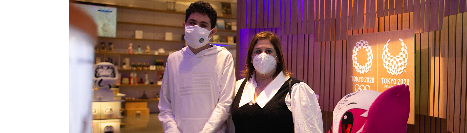 Silvia e Nickollas Grecco visitam o ‘Lounge Esportivo: Tokyo 2020’