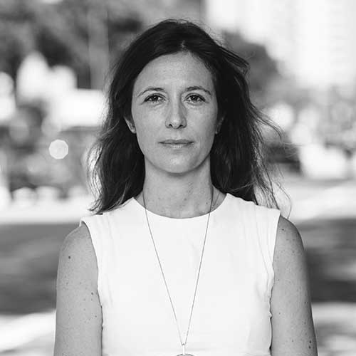 Foto em preto e branco da Natasha Barzaghi Geenen