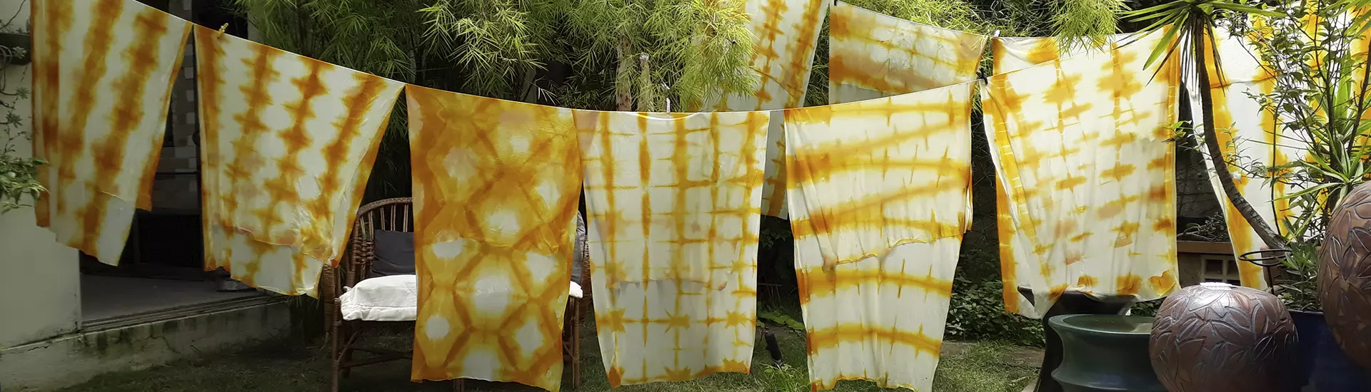 Workshop de shibori, com Tati Polo