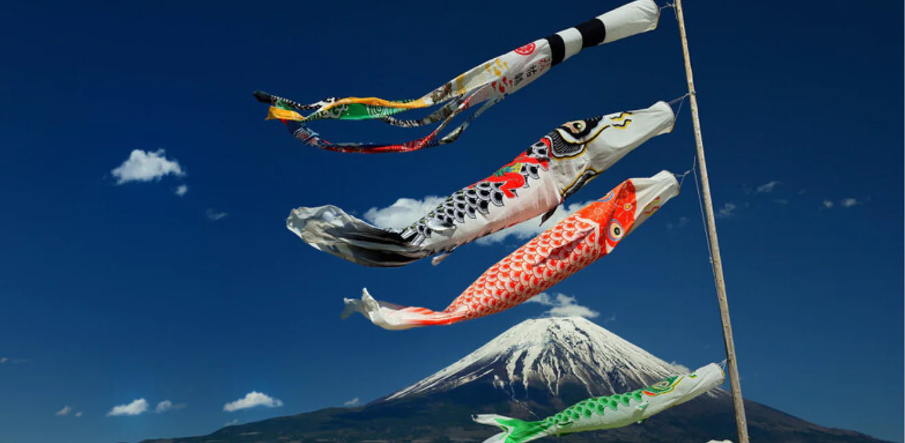 Koinobori Para Crianças