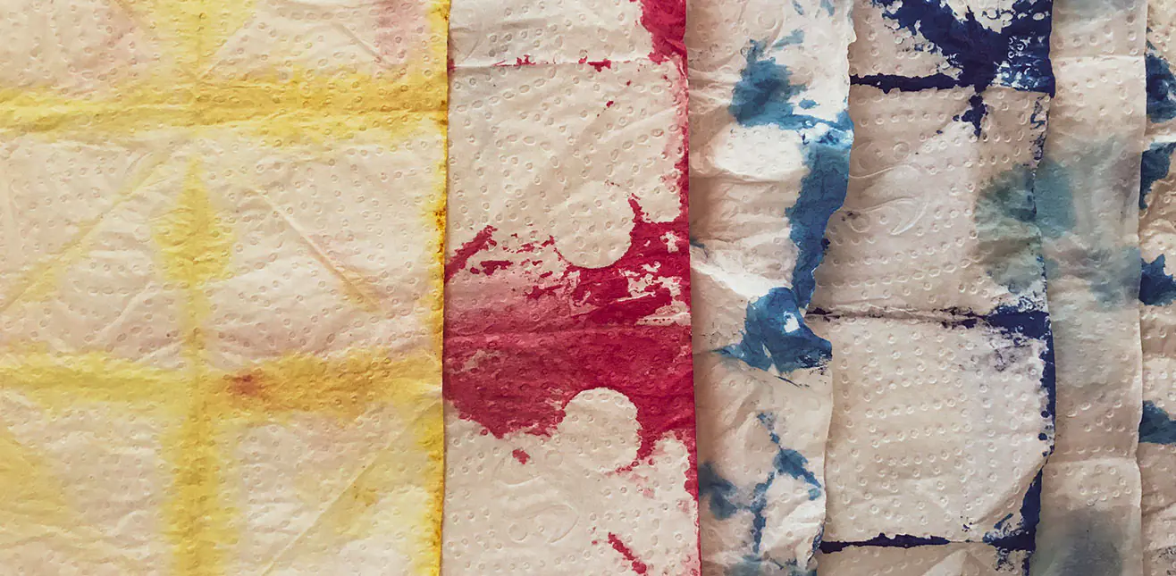 Itajime Shibori para Crianças