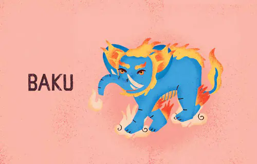  Yokai | Baku: El Ser Animalesco Protector de la Humanidad