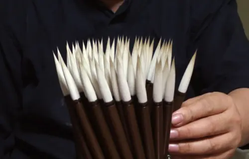  La Fabricación de Pinceles de Caligrafía Japonesa