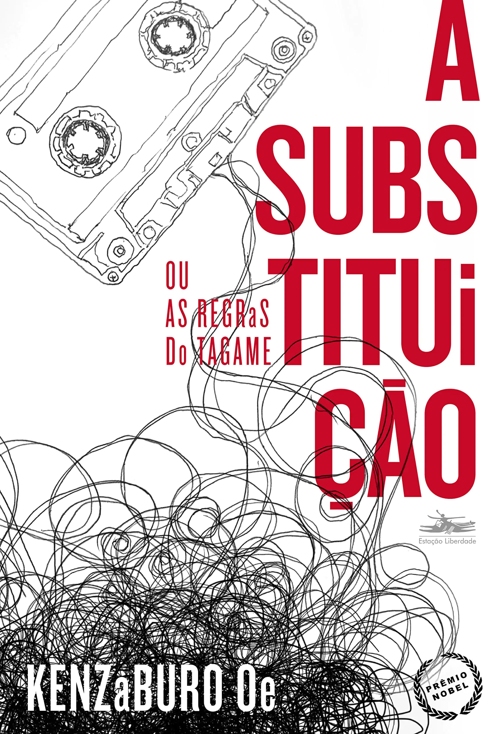 Capa do livro' A substituição’, ou ‘As regras do Tagame’