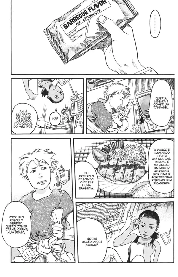 Página do mangá Planetes